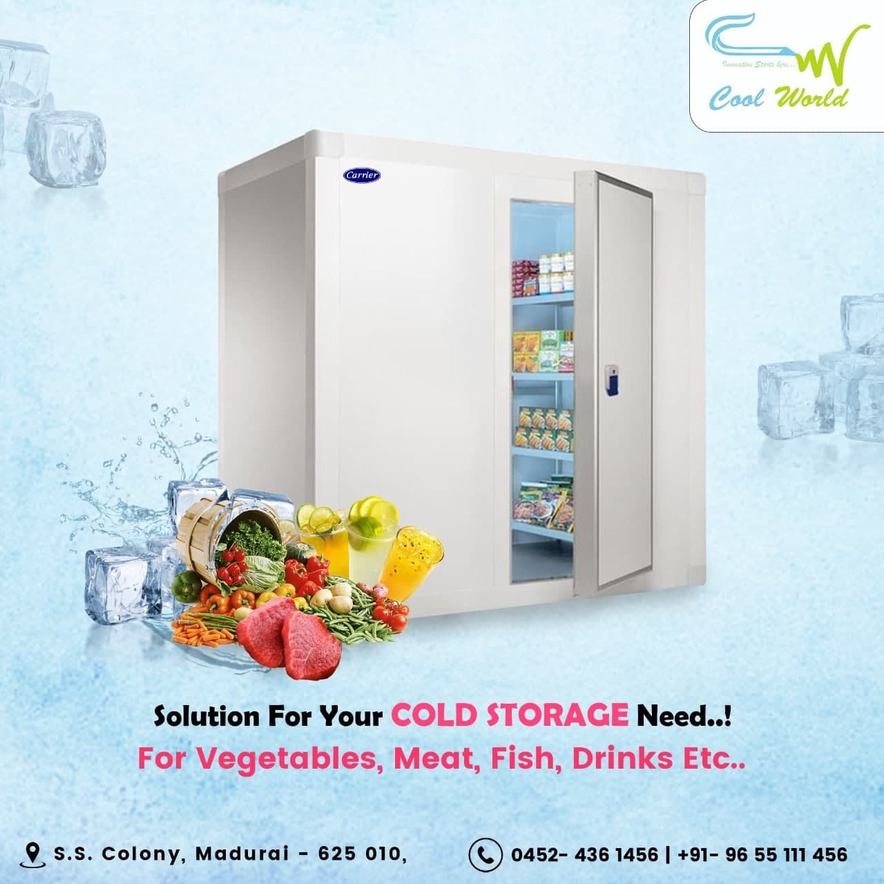 Cold Storage Room in Madurai