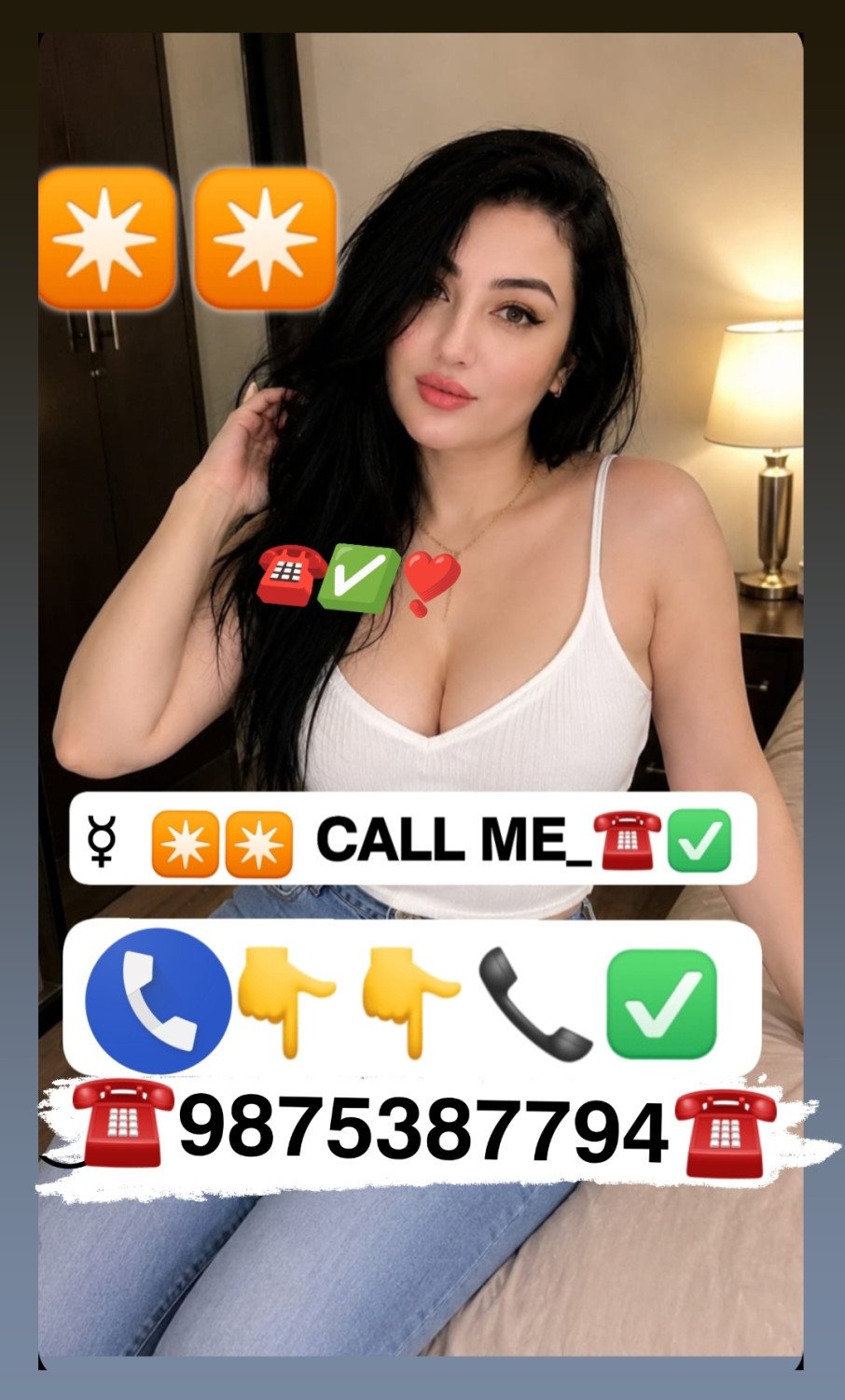 CALL GIRL 9875387794 CALL GIRLS  IN  ESCORTS  SERVICE ️ We are Providi...