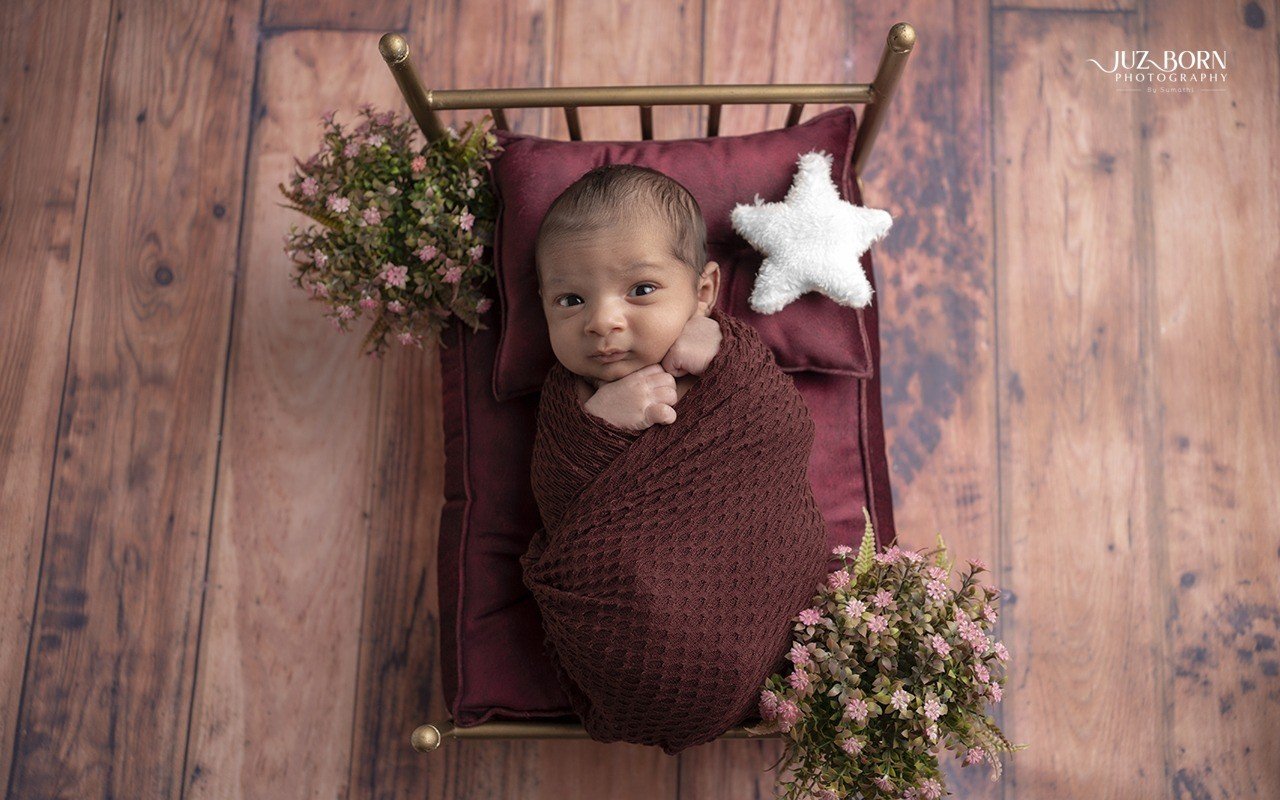 Newborn Photos At 1 Month in Madurai