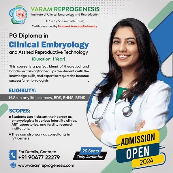 PG Diploma in Clinical Embryology